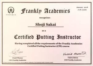 Certicated Putting Instructor(CPI)